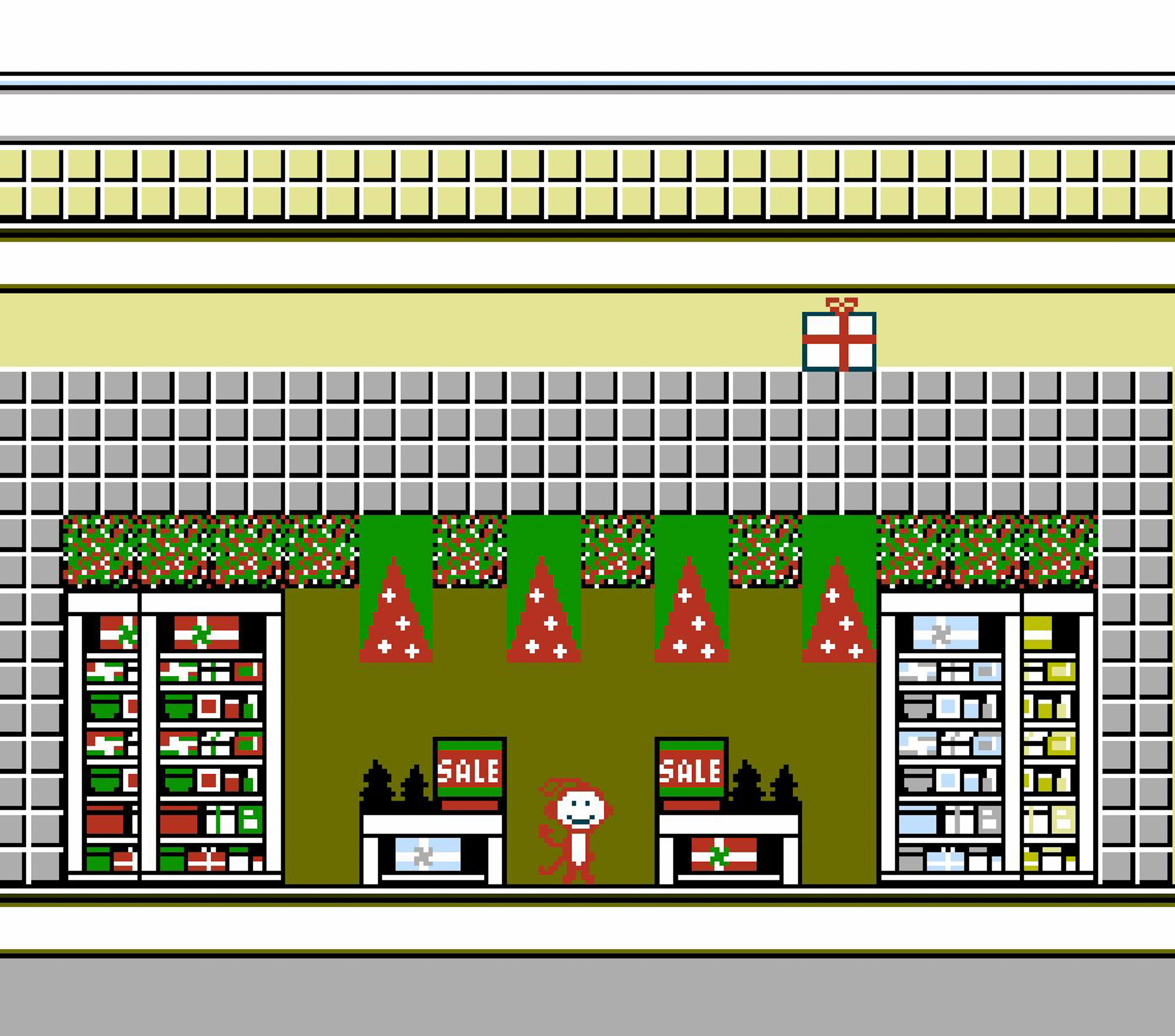 Mr. Maymunshine's Christmas Land for the NES and Famicom. Developed by calgames. Ages 3+