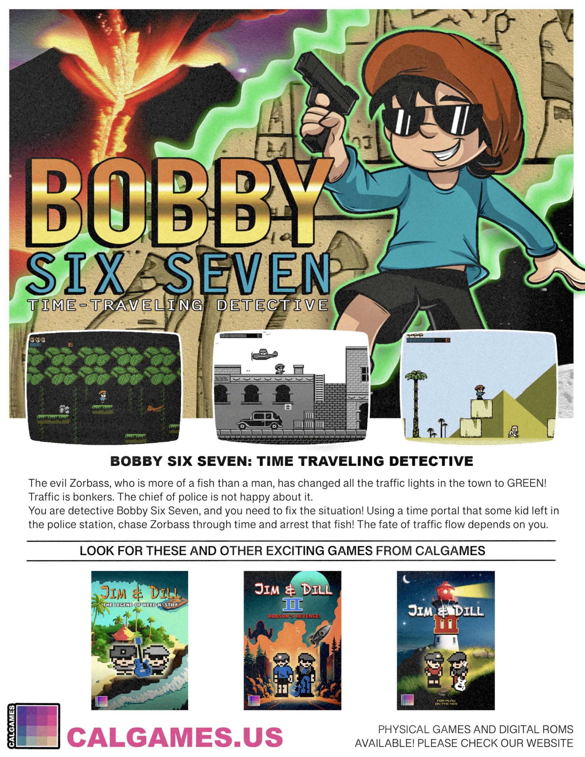 Bobby Six Seven NES calgames AD