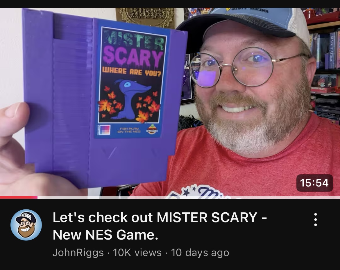 MIster Scary NES John Riggs