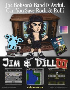 Jim & Dill 3 Bobson NES Ad calgames