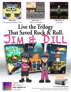 Jim & Dill Trilogy NES Ad - calgames