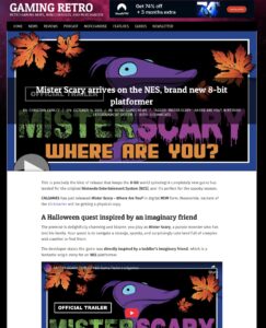 Gaming Retro - Mister Scary - calgames 2025