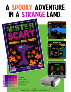Mister Scary 2025 NES Ad calgames