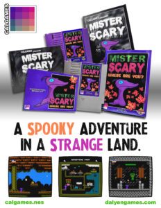 Mister Scary 2025 Physical NES Ad calgames