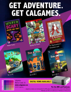calgames 2025 NES Ad library nintendo