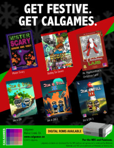 calgames NES catalog xmas ad 2025