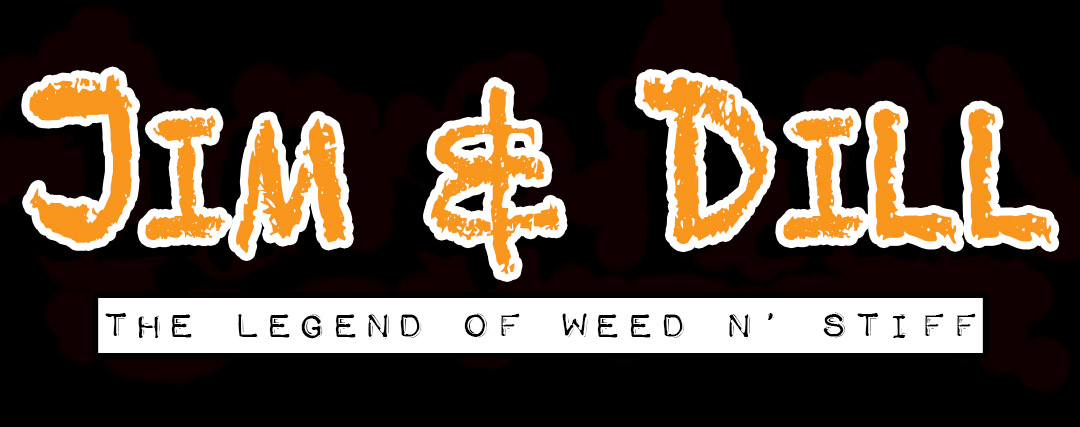 JD1-Text-Logo2 Jim & Dill The Legend of Weed N' Stiff calgames NES logo