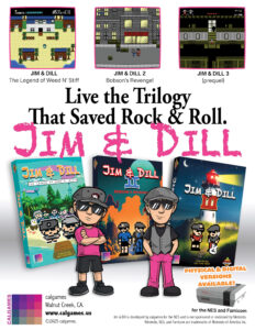 Jim & Dill Trilogy NES Ad - calgames