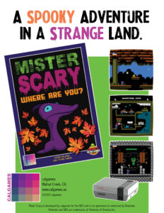 Mister Scary 2025 NES Ad calgames