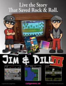 Jim & Dill 3 Vintage Ad NES calgames