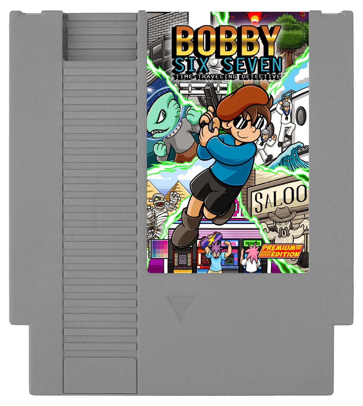 Bobby Six Seven NES Nintendo Entertainment System grey cartridge Premium Edition